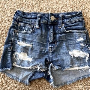 Women denim shortie